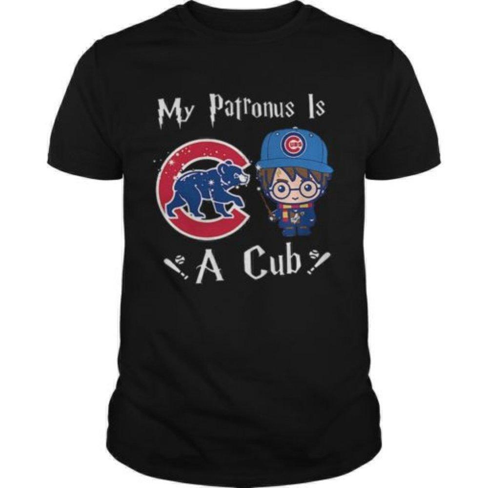 Chicago Bears My Patronus Is A Cub Funny Nfl Fan T-Shirt